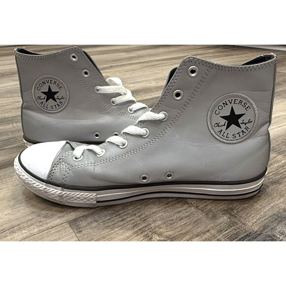 Converse Women's Chuck Taylor All Star Metallic Silver Size 6 - Picture 1 of 6